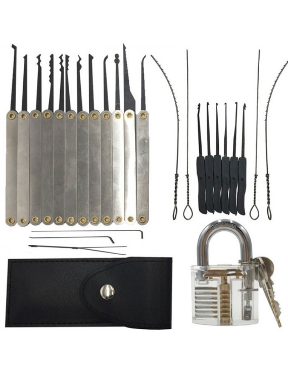Metal  Hand Lock Opener Padlock Unlocking Tool Kit Broken Key Extractor