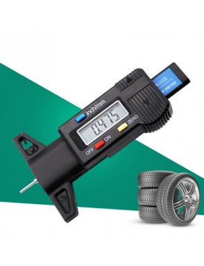 Car Tread Depth Guage LCD Display Thickness Digital Tyre Tire Tan Truck 0-25mm